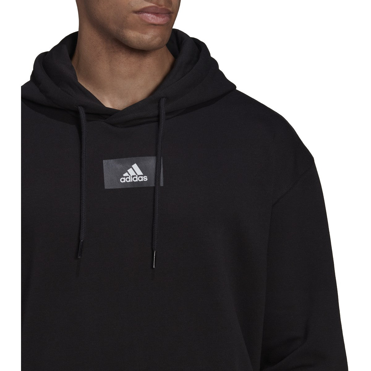 adidas Essentials FeelVivid Cotton Fleece Drop Shoulder Hoodie - Mens Casual