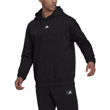 adidas Essentials FeelVivid Cotton Fleece Drop Shoulder Hoodie - Mens Casual