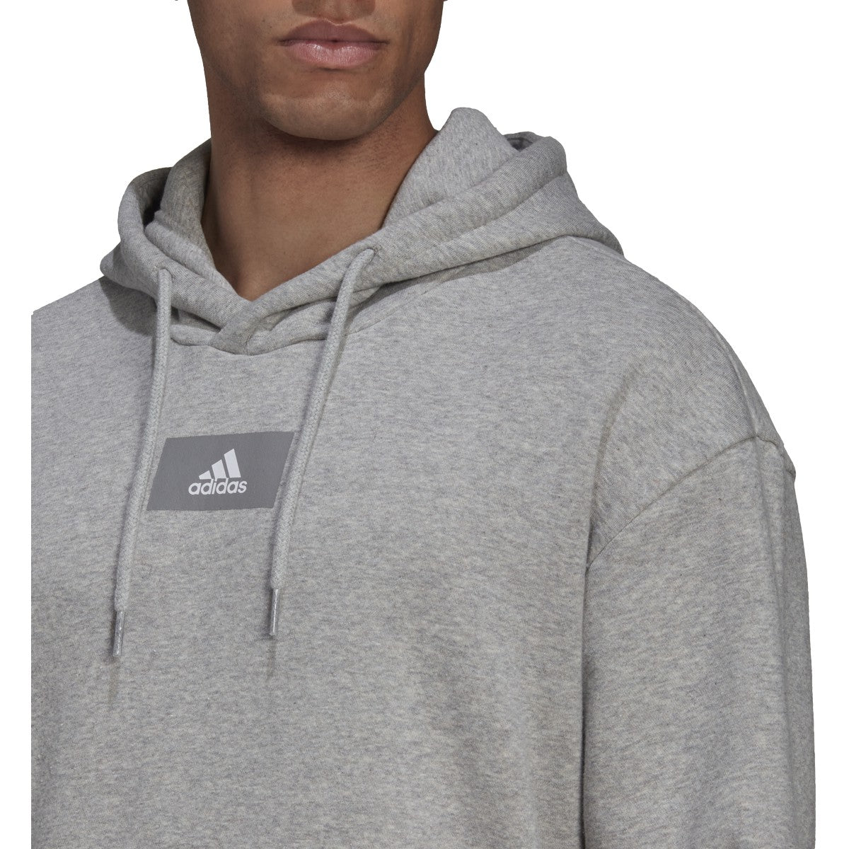adidas Essentials FeelVivid Cotton Fleece Drop Shoulder Hoodie - Mens Casual