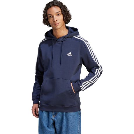 adidas Essentials Fleece 3-Stripes Mens Hoodie