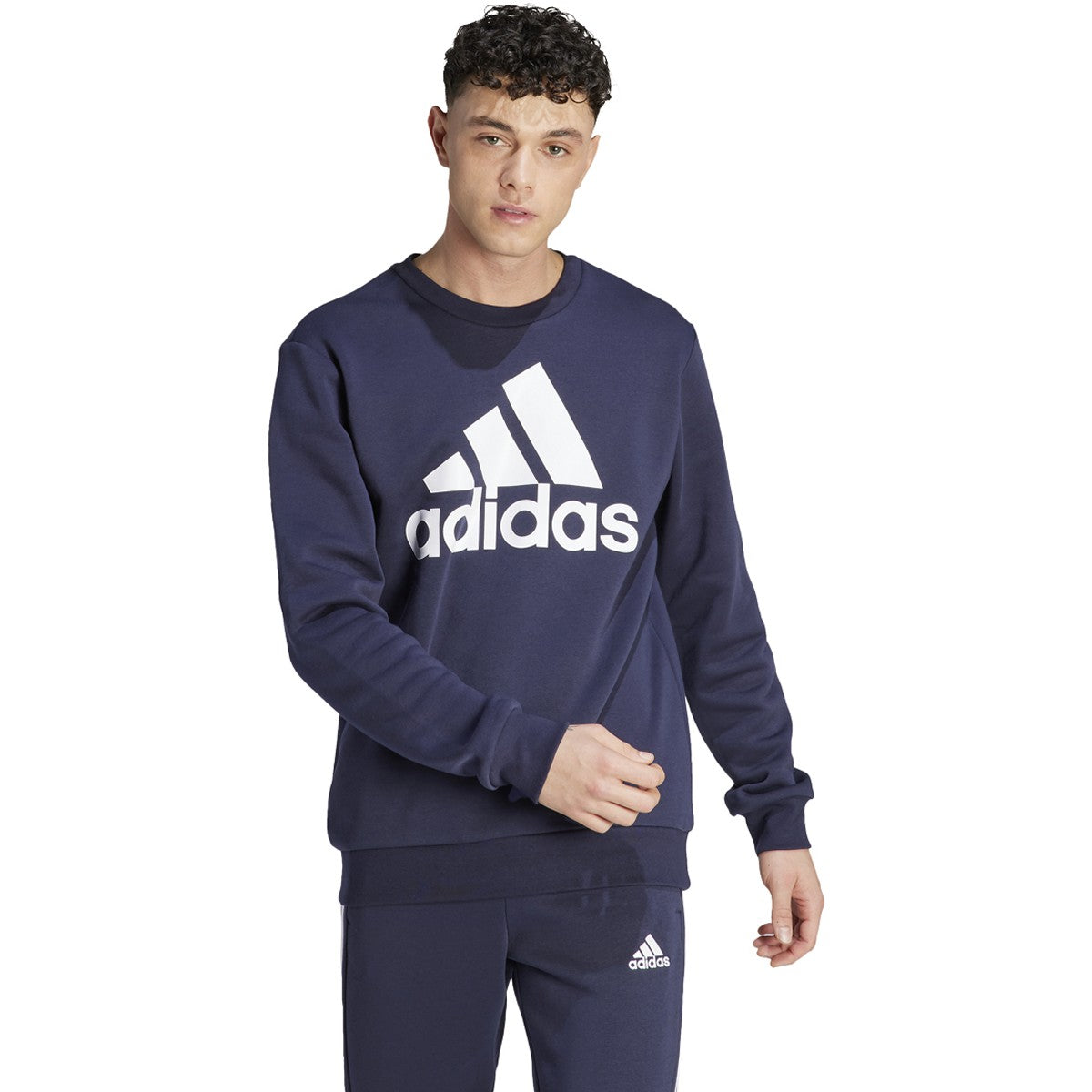 adidas Essentials Fleece Mens Big Logo Sweatshirt