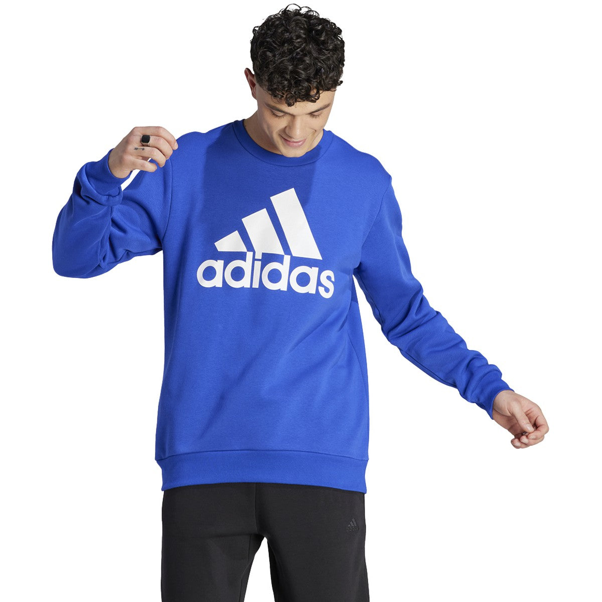adidas Essentials Fleece Mens Big Logo Sweatshirt