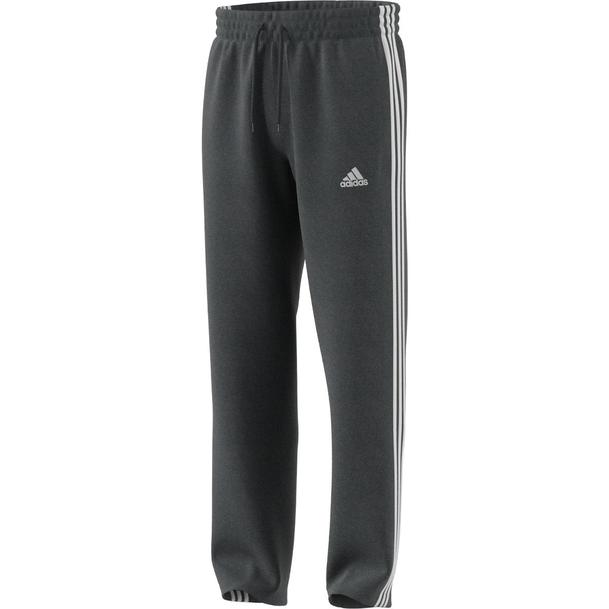 adidas Essentials Fleece Open Hem 3-Stripes Mens Pants