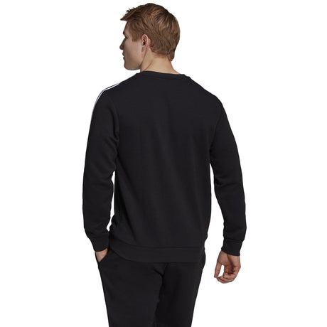 adidas Essentials French Terry 3-Stripes Sweatshirt - Mens Casual
