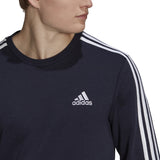 adidas Essentials French Terry 3-Stripes Sweatshirt - Mens Casual