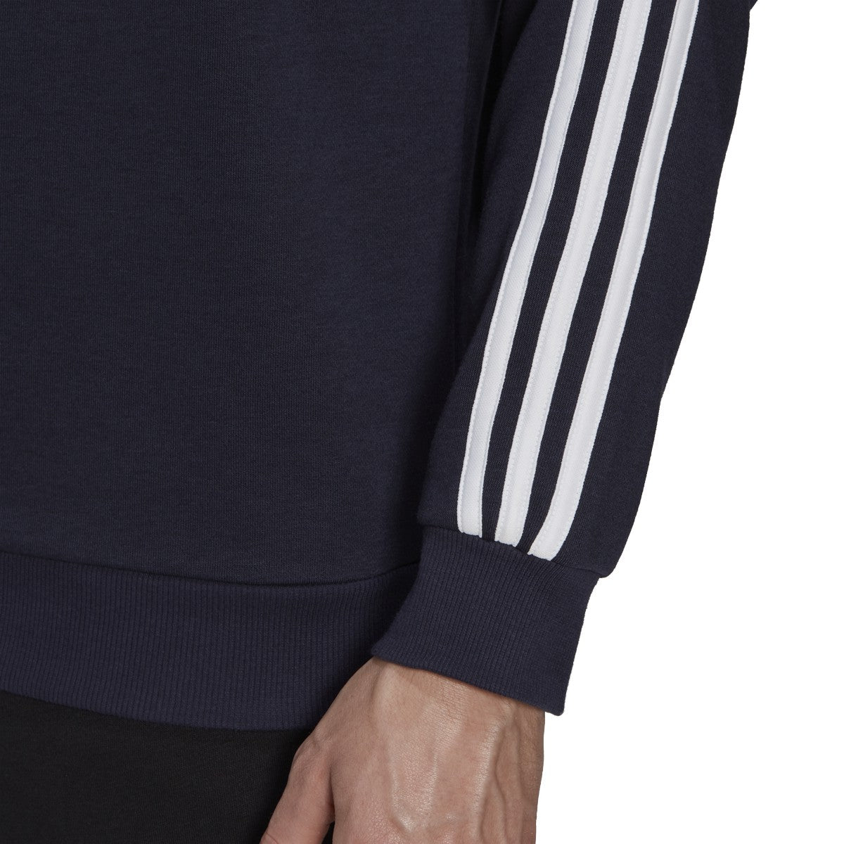 adidas Essentials French Terry 3-Stripes Sweatshirt - Mens Casual