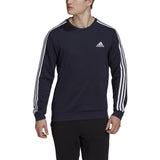adidas Essentials French Terry 3-Stripes Sweatshirt - Mens Casual