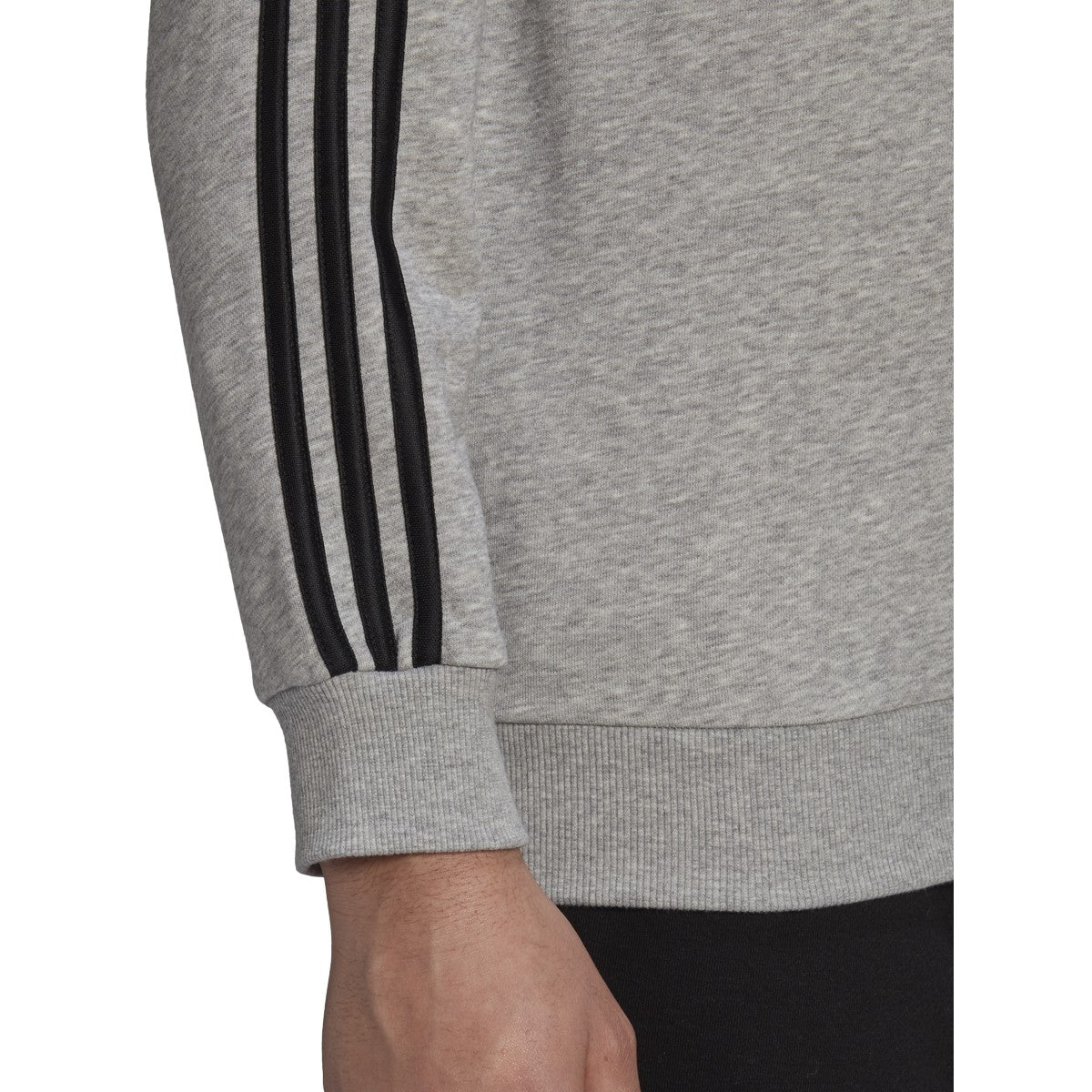 adidas Essentials French Terry 3-Stripes Sweatshirt - Mens Casual