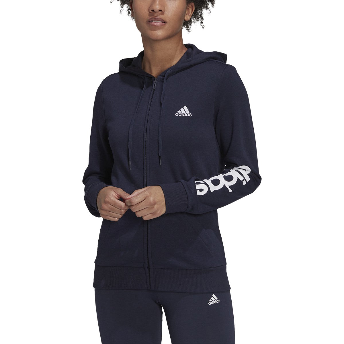 adidas Essentials Full-Zip Womens Hoodie
