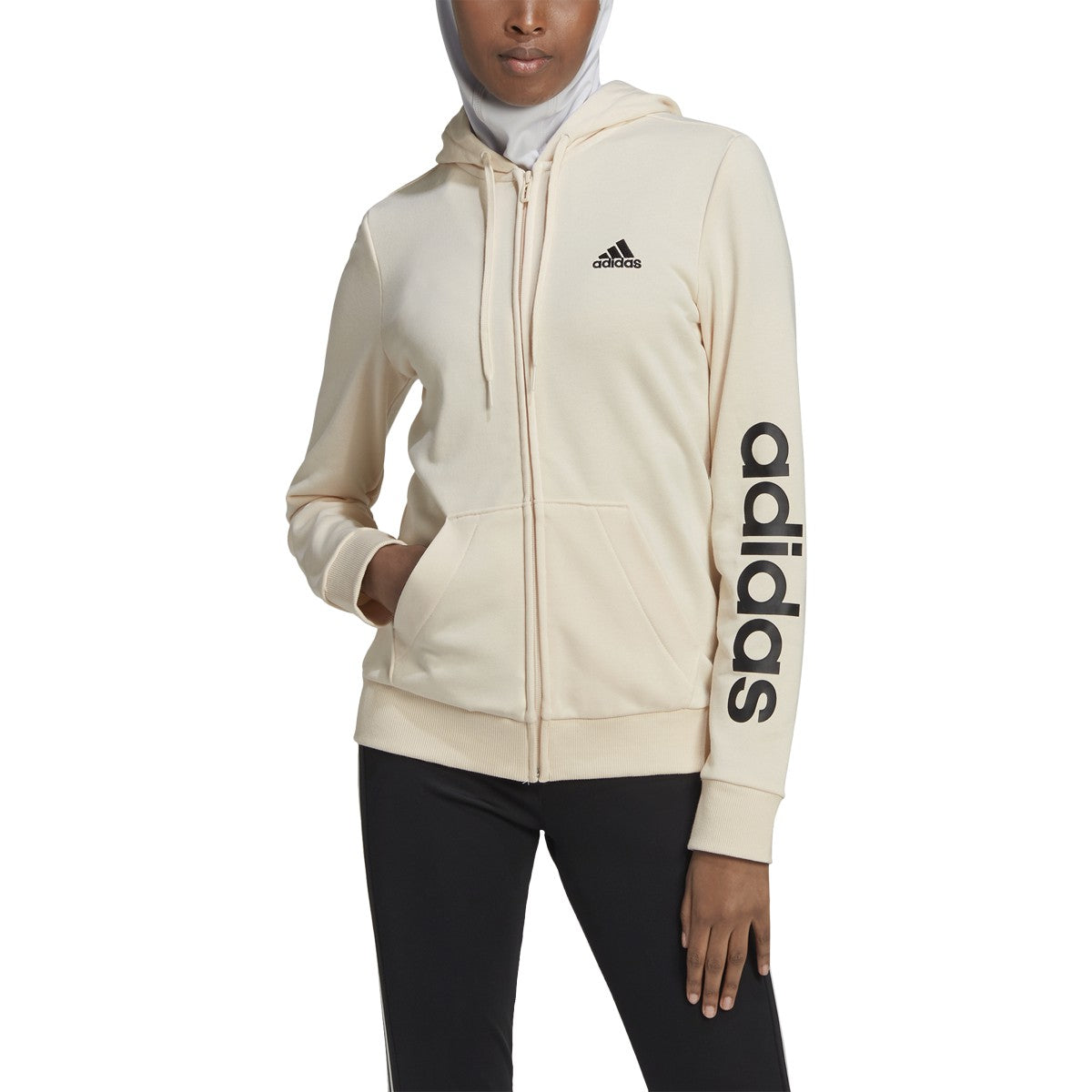 adidas Essentials Full-Zip Womens Hoodie
