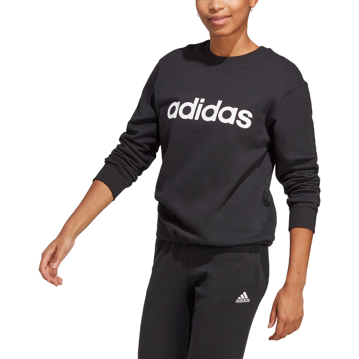 adidas Essentials Linear French Terry Womens Sweatshirt