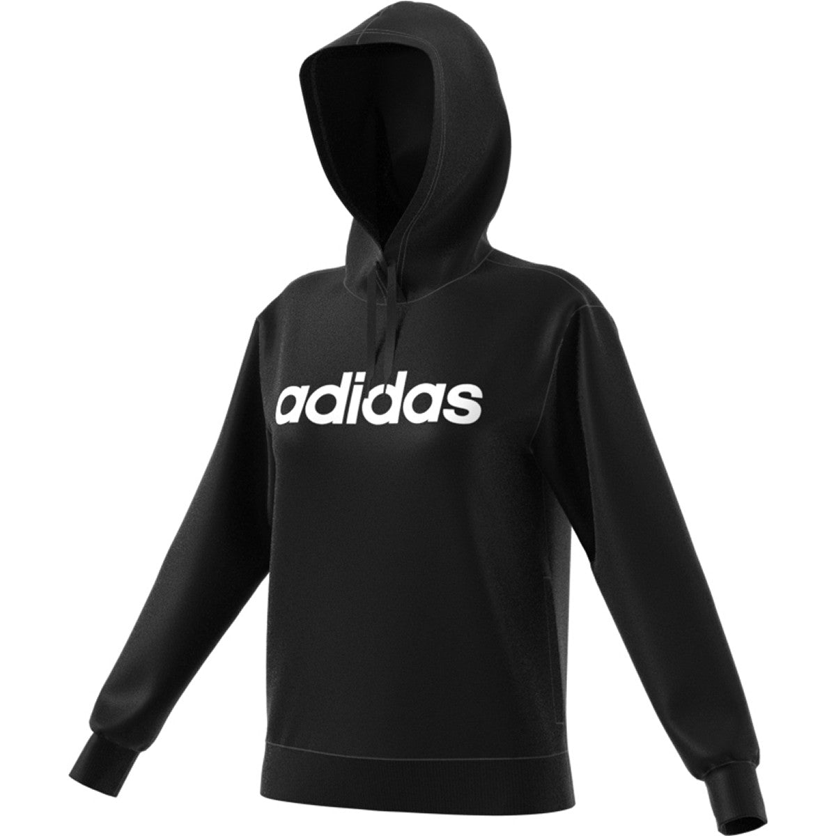 adidas Essentials Linear Logo Womens Fleece Hoodie