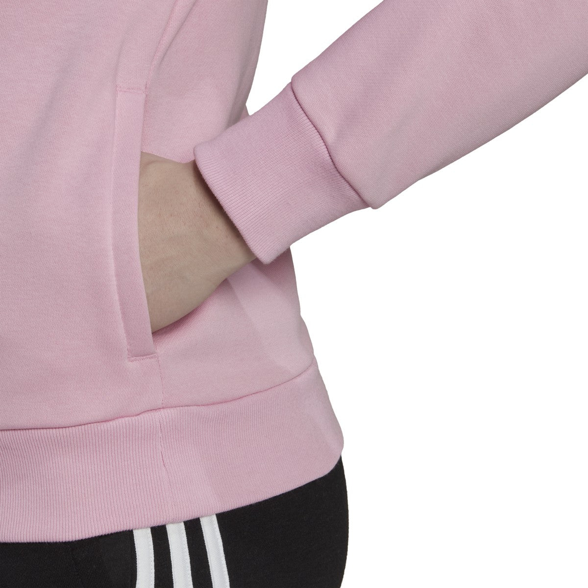 adidas Essentials Linear Logo Womens Fleece Hoodie