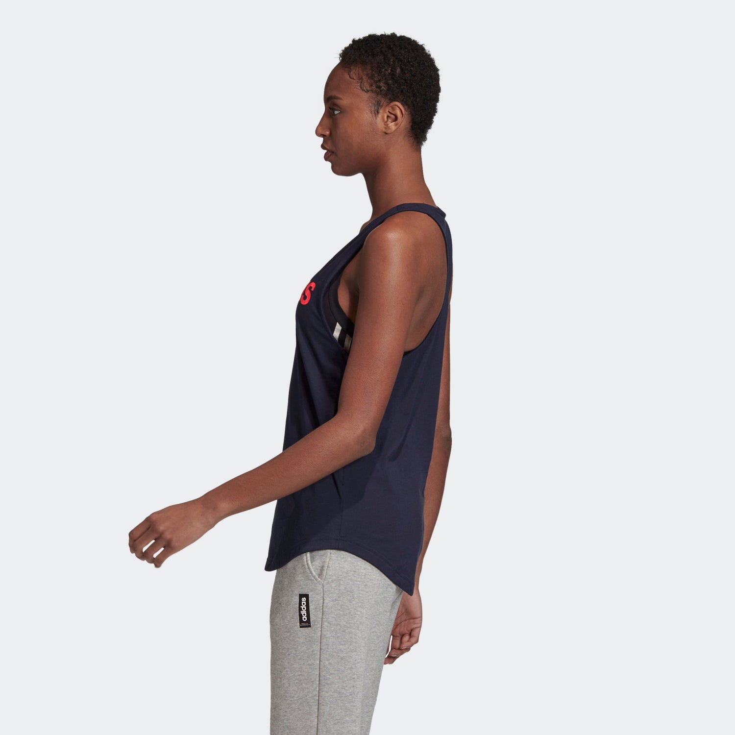 adidas Essentials Linear Tank Top - Womens Casual