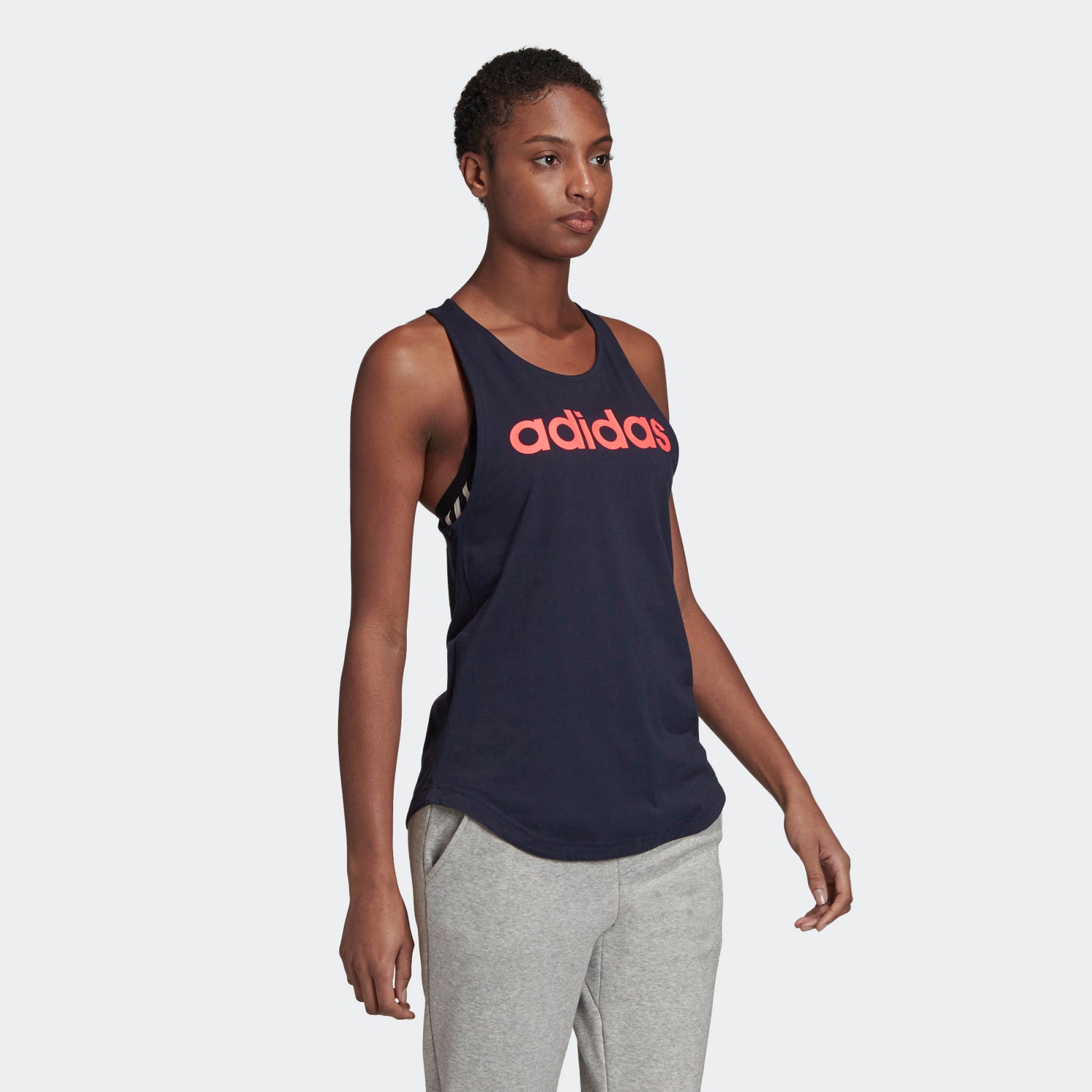 adidas Essentials Linear Tank Top - Womens Casual