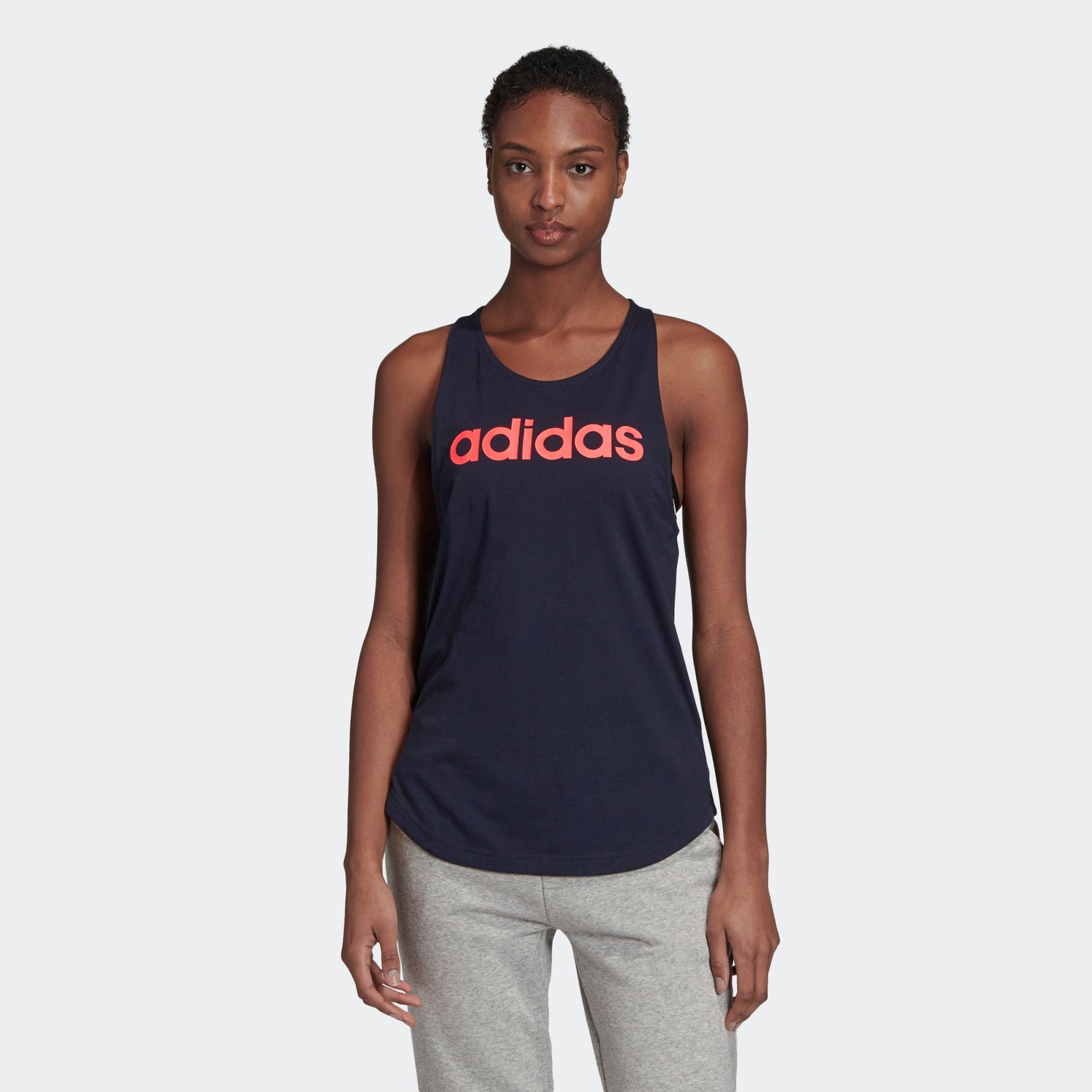 adidas Essentials Linear Tank Top - Womens Casual