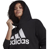 adidas Essentials Womens Plus Size Hoodie with Logo