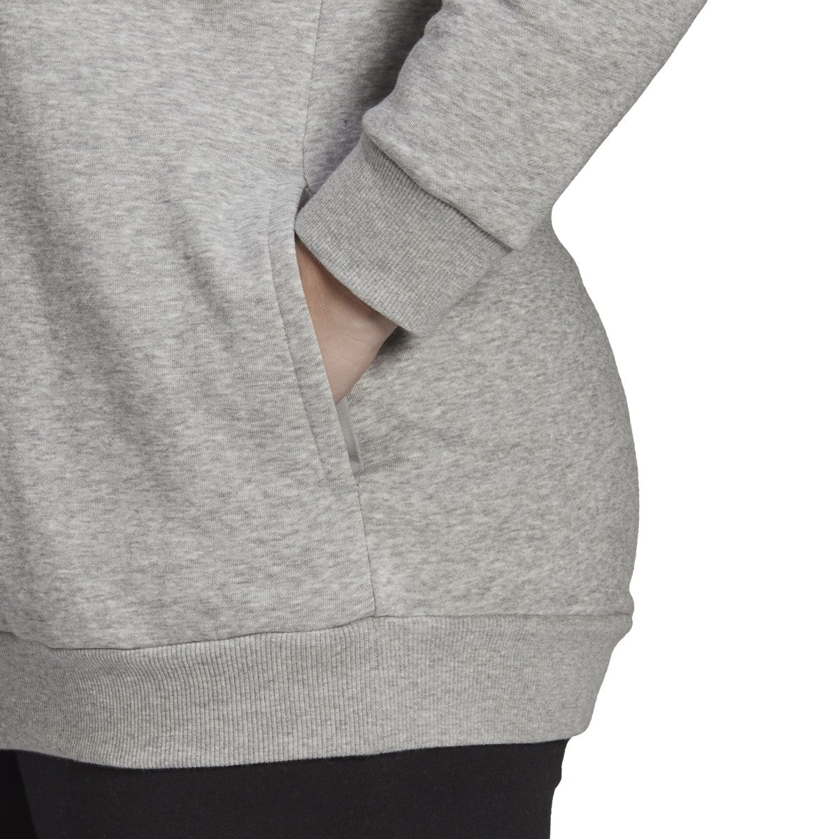 adidas Essentials Womens Plus Size Hoodie with Logo