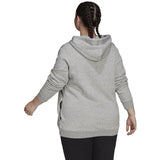 adidas Essentials Womens Plus Size Hoodie with Logo
