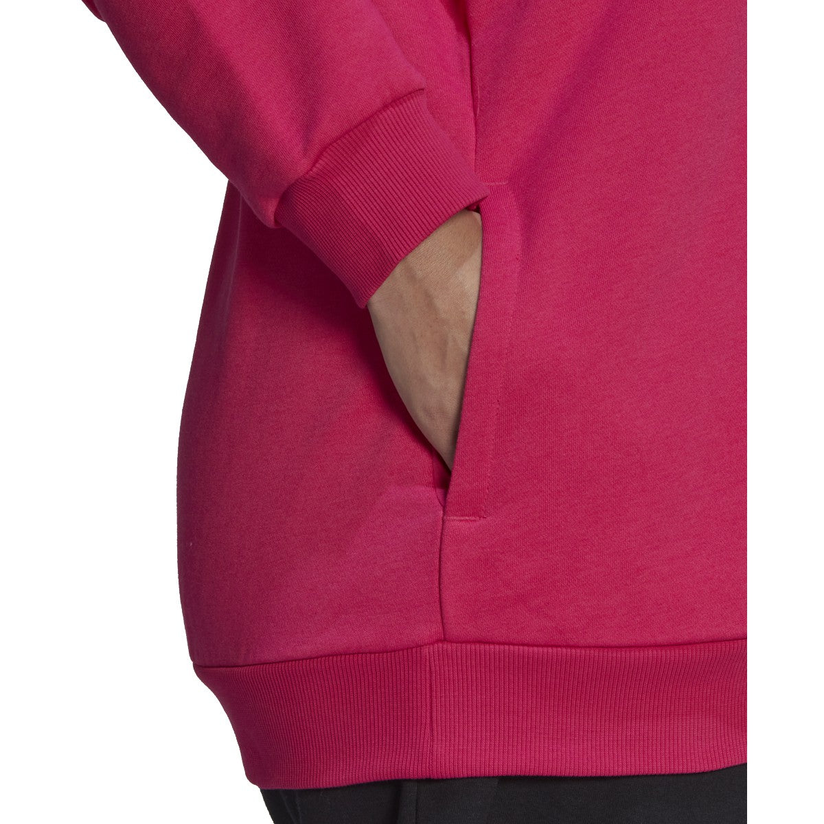 adidas Essentials Womens Plus Size Hoodie with Logo