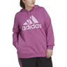 adidas Essentials Womens Plus Size Hoodie with Logo