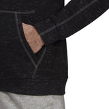 adidas Essentials Melange Embroidered Small Logo Hoodie - Mens Casual