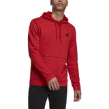 adidas Essentials Melange Embroidered Small Logo Hoodie - Mens Casual