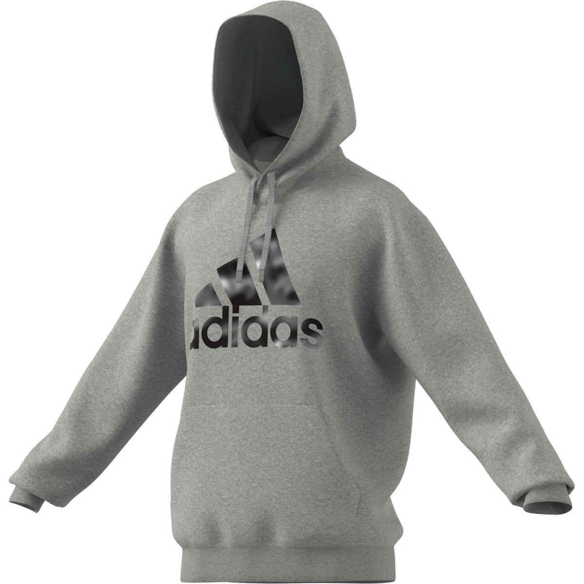 adidas Essentials Mens Camo Logo Hoodie