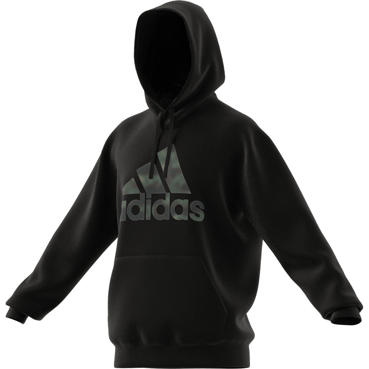 adidas Essentials Mens Camo Logo Hoodie