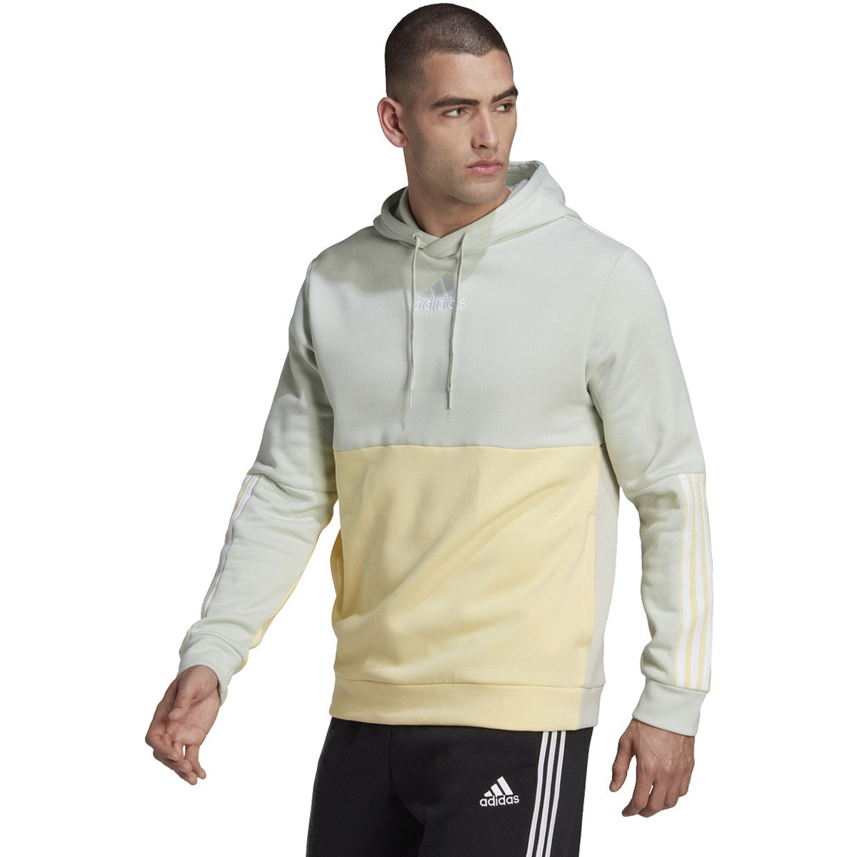 adidas Essentials Mens Colorblock Hoodie