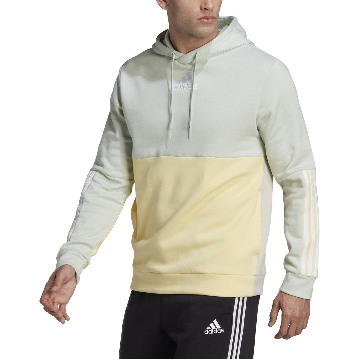 adidas Essentials Mens Colorblock Hoodie