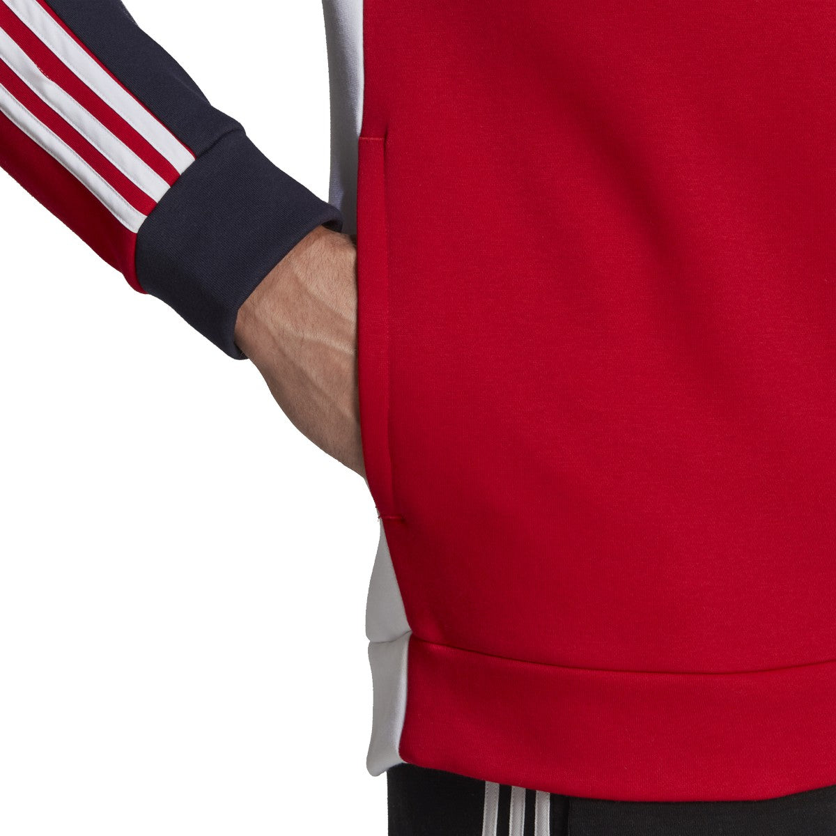 adidas Essentials Mens Colorblock Hoodie