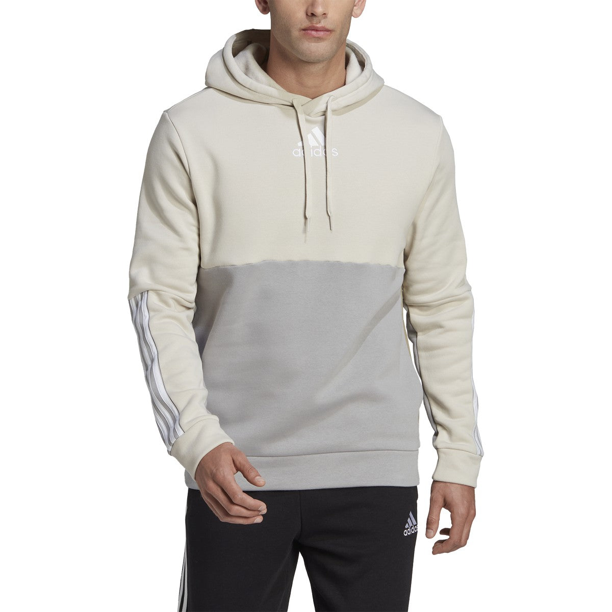 adidas Essentials Mens Colorblock Hoodie