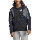 adidas Essentials Mens Colorblock Full-Zip Hoodie