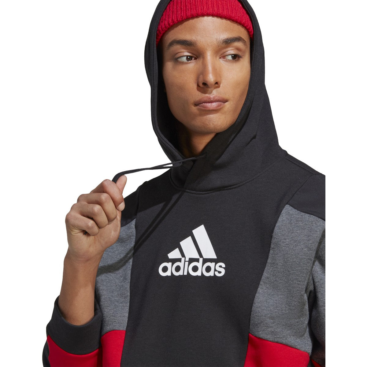 adidas Essentials Mens Colorblock Hoodie
