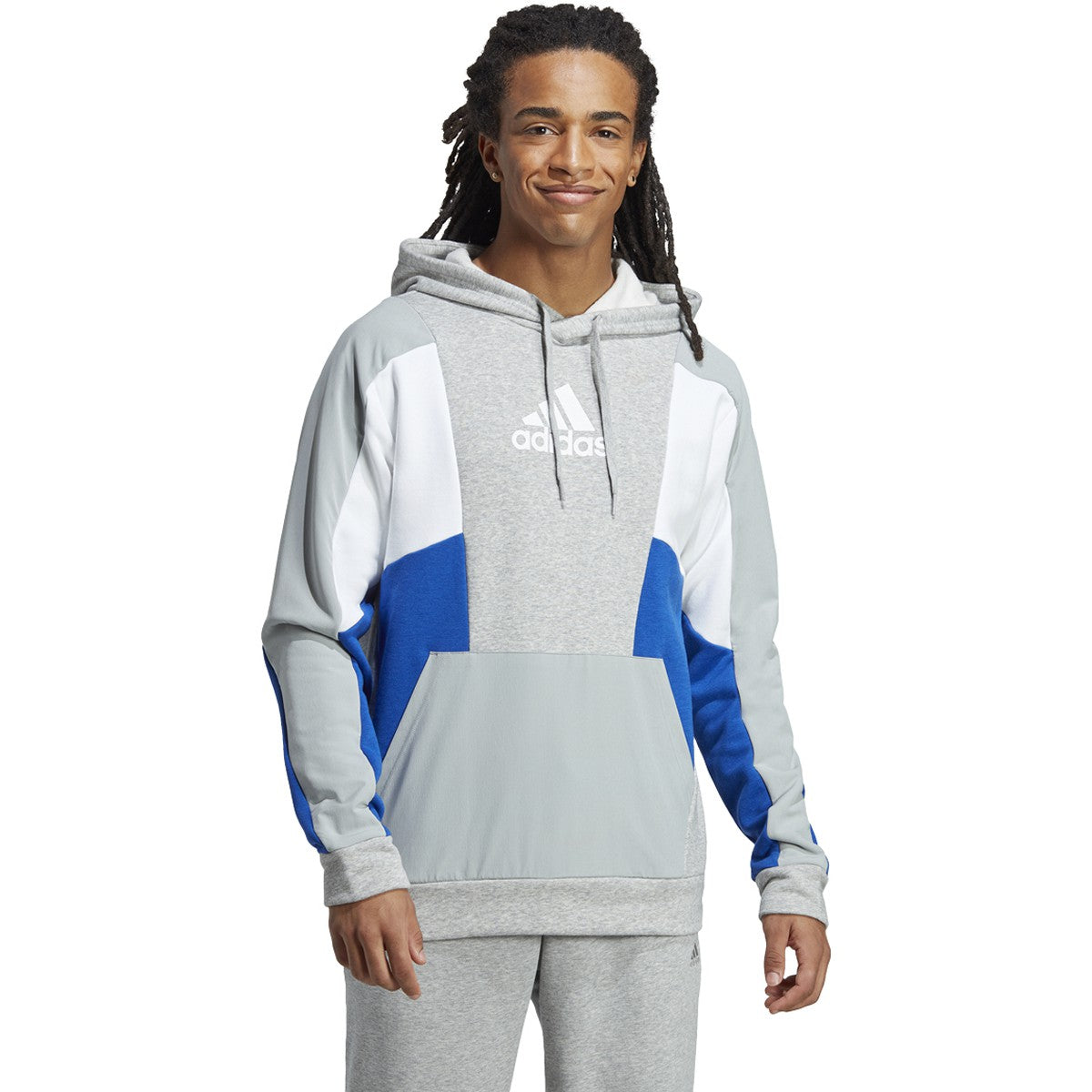 adidas Essentials Mens Colorblock Hoodie