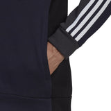adidas Essentials Mens Full-Zip Hoodie with Colorblock