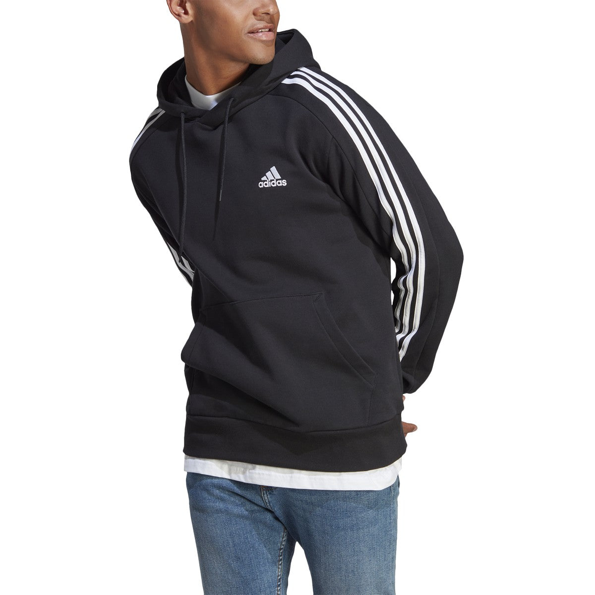adidas Essentials Mens Drawstring Hoodie