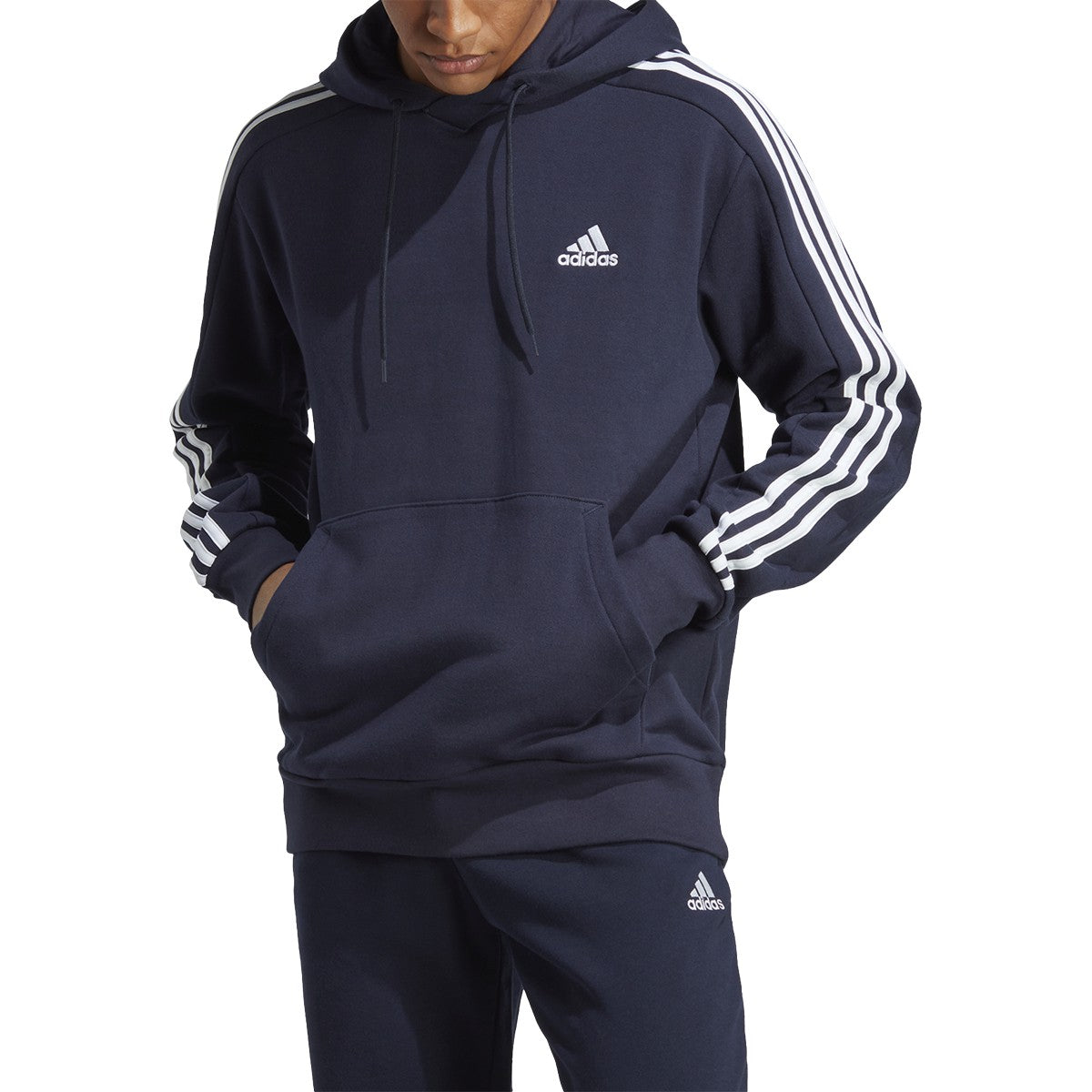 adidas Essentials Mens Drawstring Hoodie