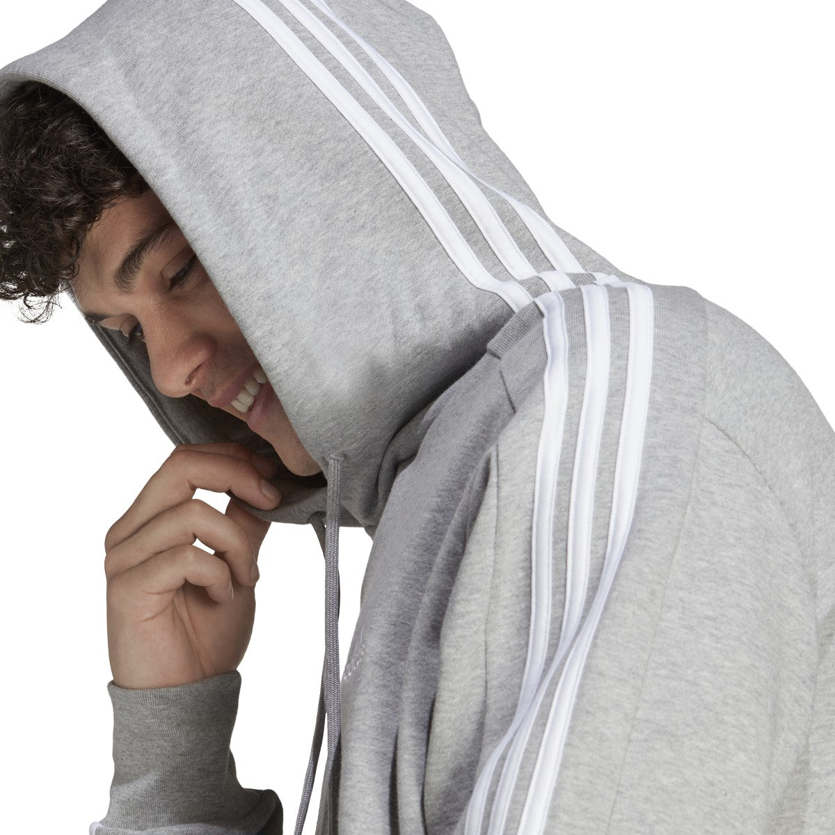 adidas Essentials Mens Drawstring Hoodie