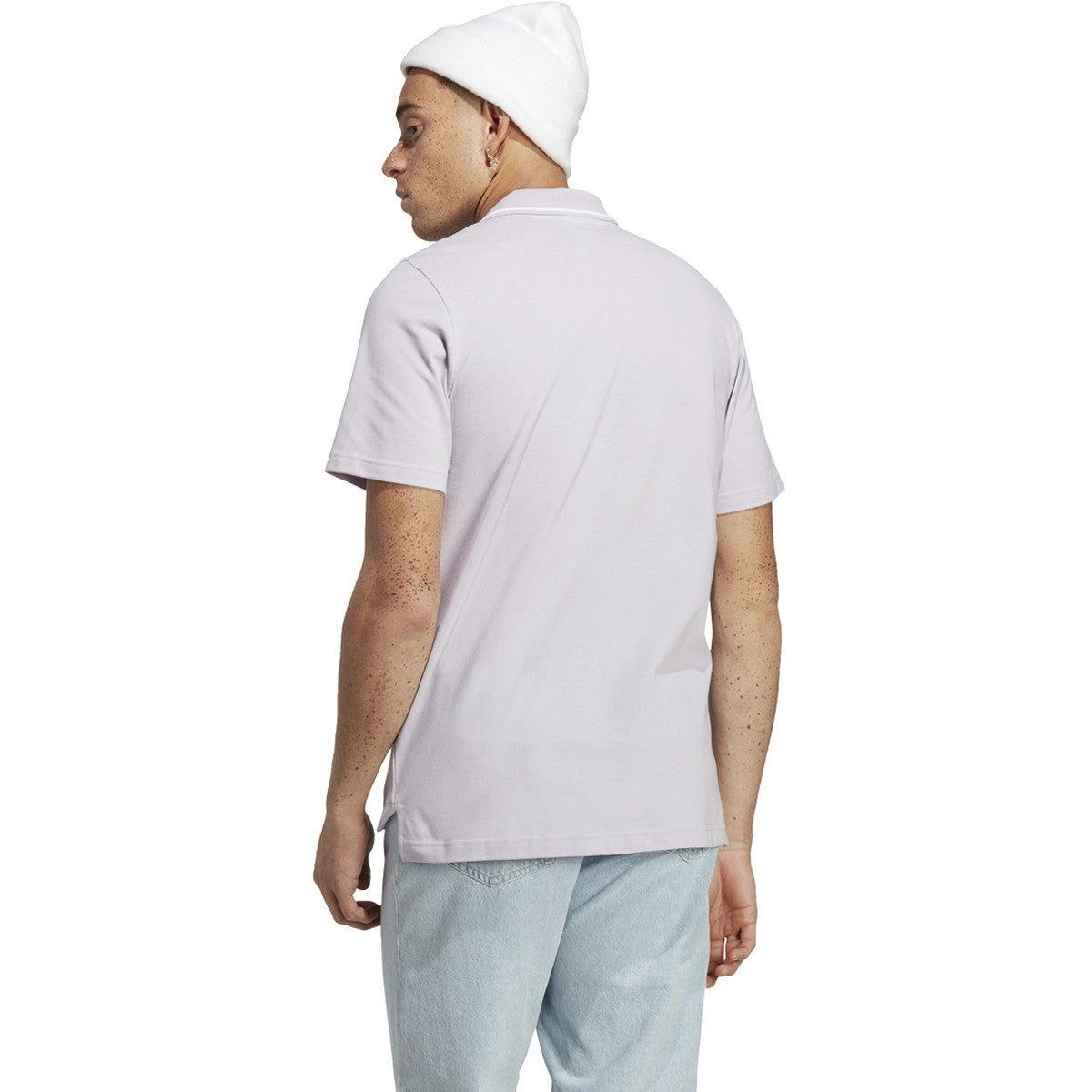 adidas Mens Essentials Pique Small Logo Polo Shirt