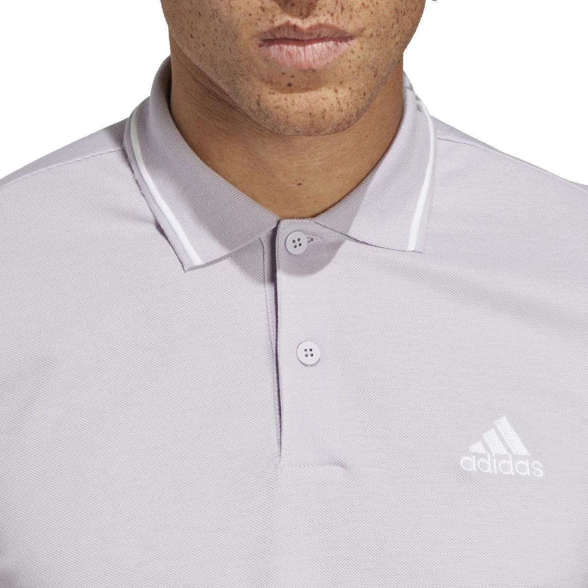 adidas Mens Essentials Pique Small Logo Polo Shirt