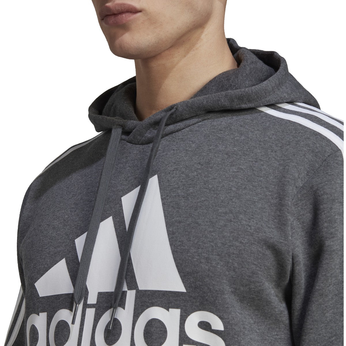 adidas Essentials Pullover Logo Hoodie - Mens Casual