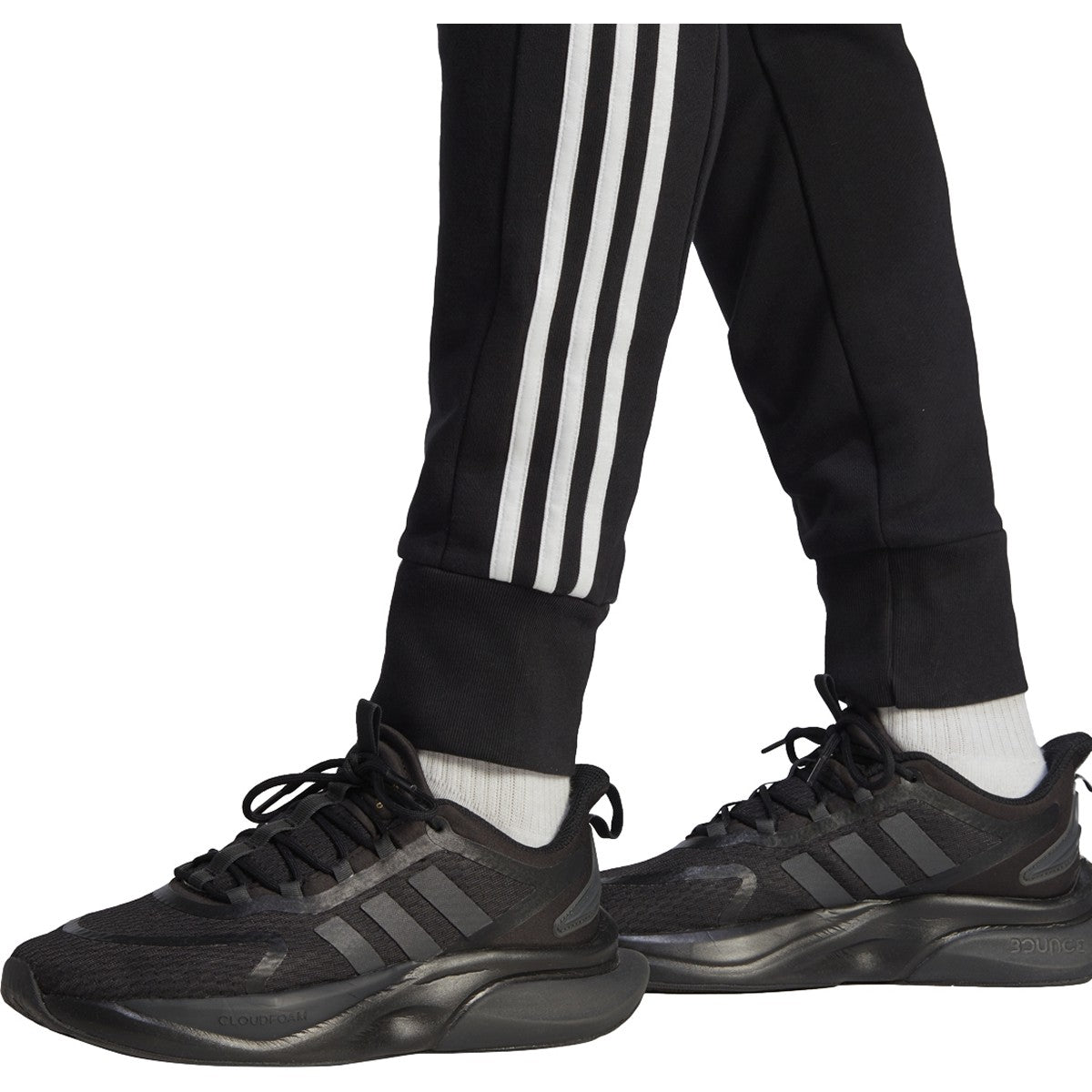 adidas Essentials Tapered Cuff 3 Stripes Mens Pants