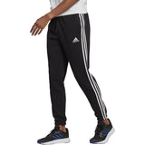 adidas Essentials Tapered Elastic Cuff 3-Stripes Pants - Mens Casual