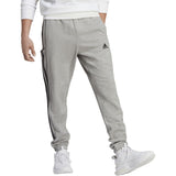 adidas Essentials Tapered Elastic Cuff 3 Stripe Mens Pants