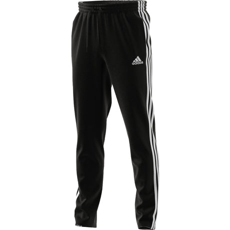 adidas Essentials Tapered Open Hem 3 Stripes Pant - Mens Casual