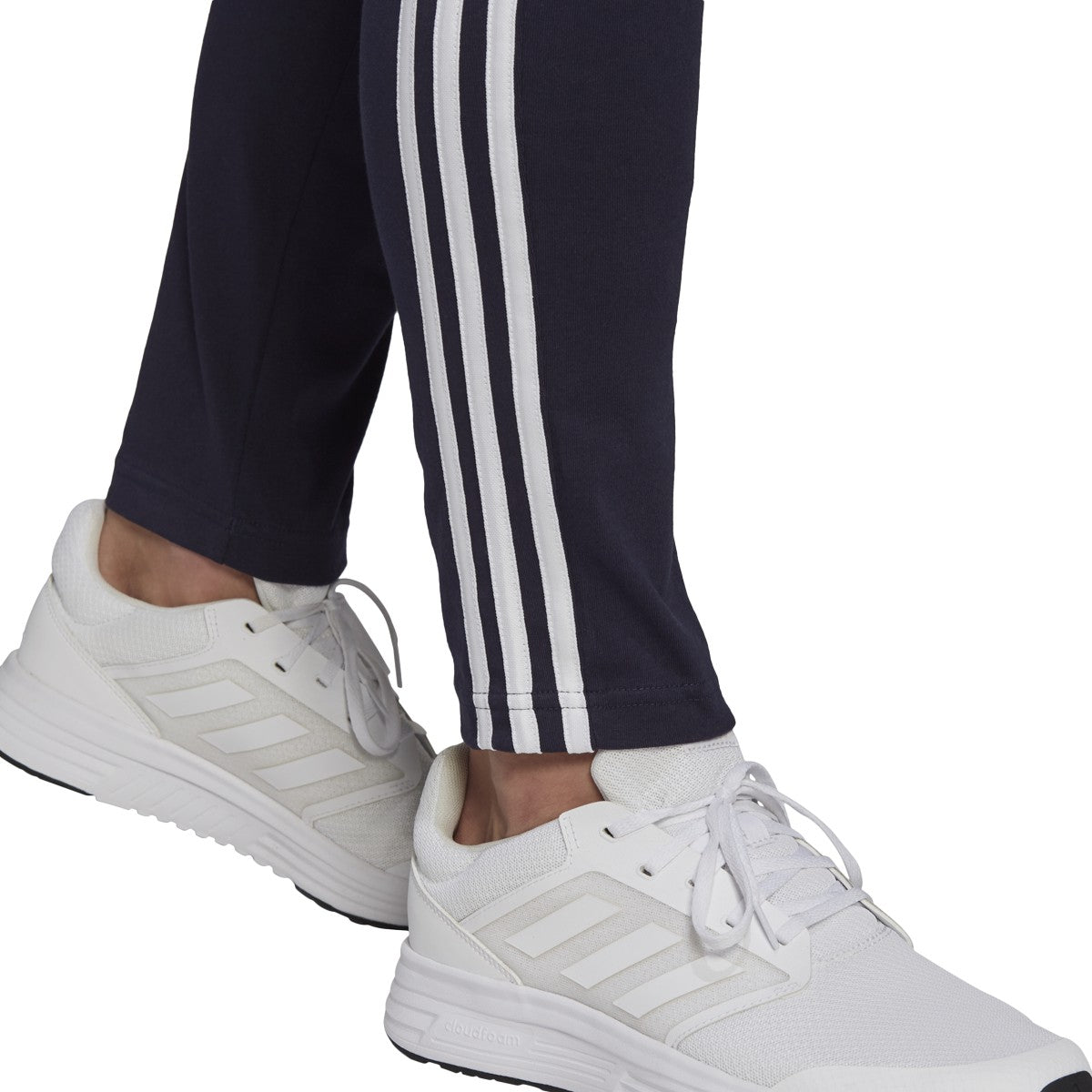 adidas Essentials Tapered Open Hem 3 Stripes Pant - Mens Casual
