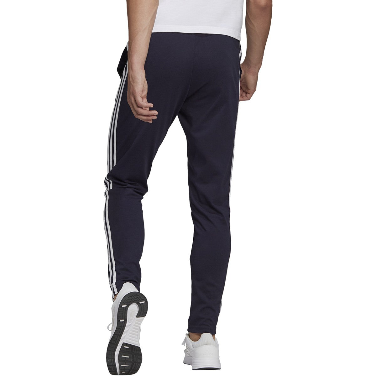 adidas Essentials Tapered Open Hem 3 Stripes Pant - Mens Casual