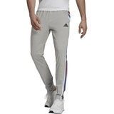 adidas Essentials Tapered Open Hem 3 Stripes Pant - Mens Casual